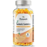 Pharmanostix turmeric curcumin ginger vegan gummies 60 - imported from the UK