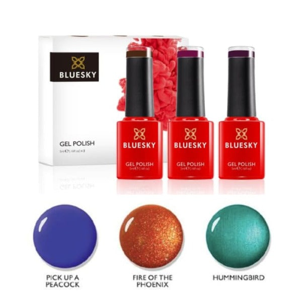 Bluesky gel nail polish mini trio 5ml - British product