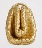 Bottega Veneta Small Leather Lauren 1980 clutch bag, imported from the UK