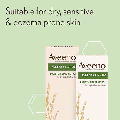 Aveeno Intense Cream Fuktighetskrem Tørr Sensitiv Hud 100ml