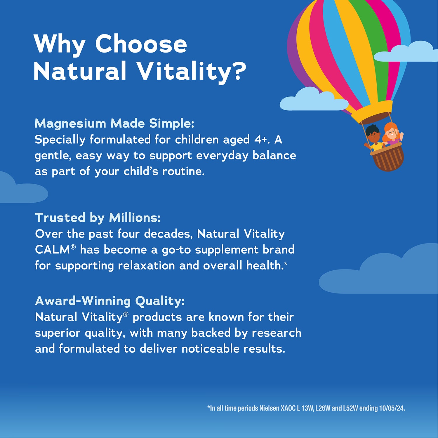 Natural Vitality Calm Kids magnesium gummies 90mg 60 gummies, UK version