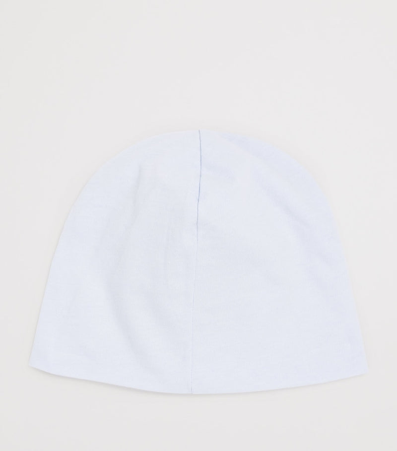 Story Loris cotton baby hat with bear design (British brand)