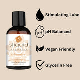 Sliquid Organics Sensations stimulating lubricant 125ml, UK version