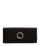 Malone Souliers Vivien satin evening clutch, imported from the UK