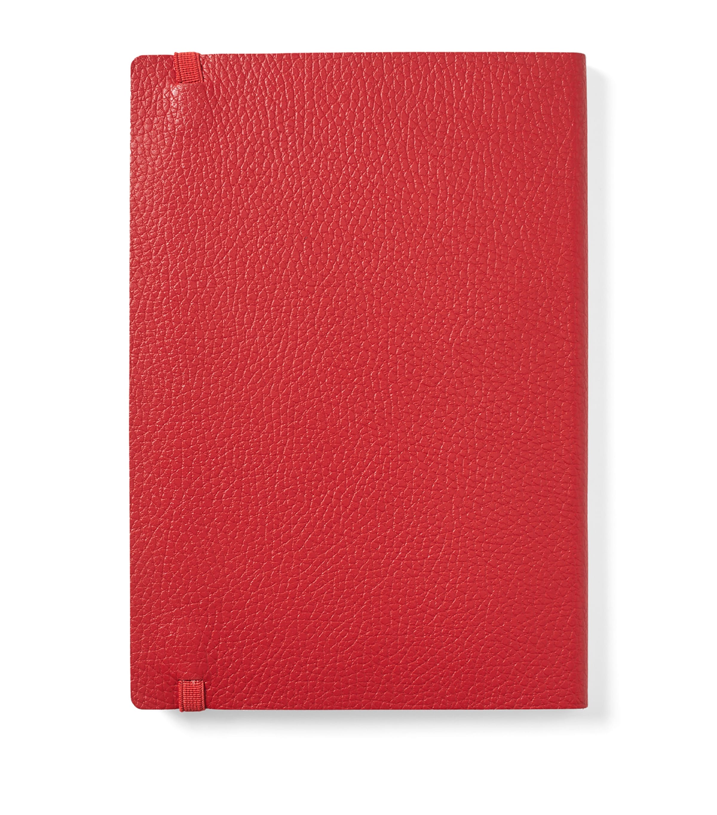 Aspinal Of London grained leather bound A5 notebook - British product