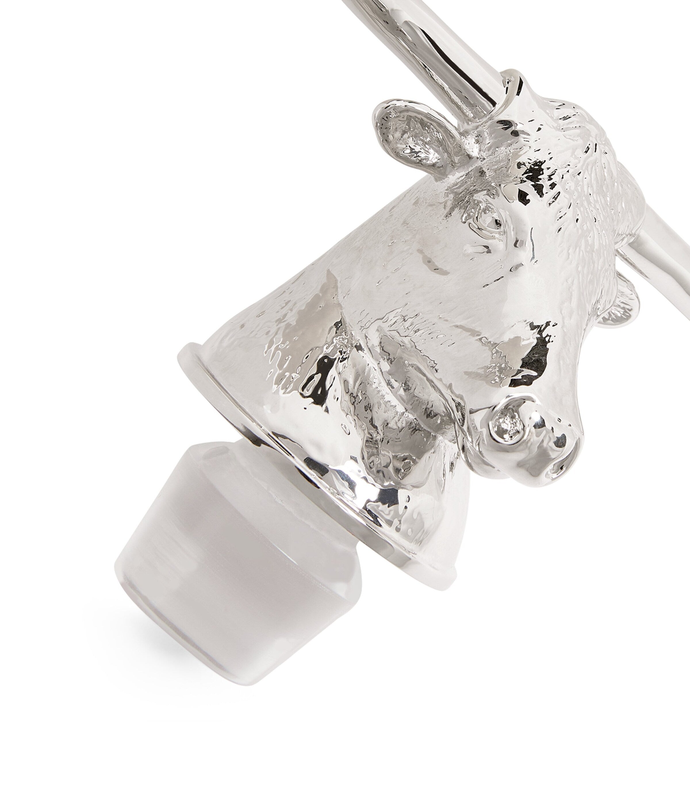 Deakin & Francis crystal longhorn bull decanter 650ml - British product