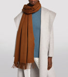Max Mara cashmere fringed scarf 180cm x 70cm, imported from the UK