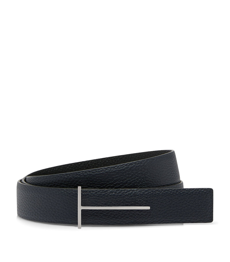 Tom Ford calf leather slim T belt - British product