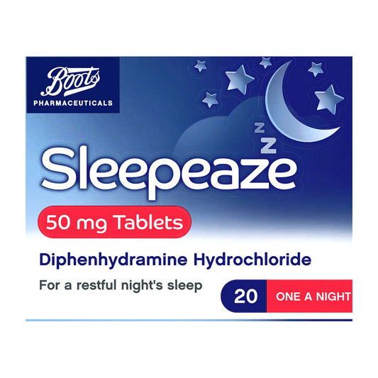 Boots Sleepeaze Tablets 50 mg - 20s GOODS Boots   
