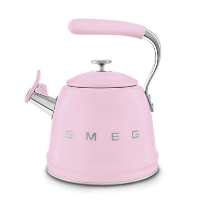 Superdrug Smeg WKF01 Stovetop Whistling Kettle Black 2.3-Litre- Buy online at McGrocer