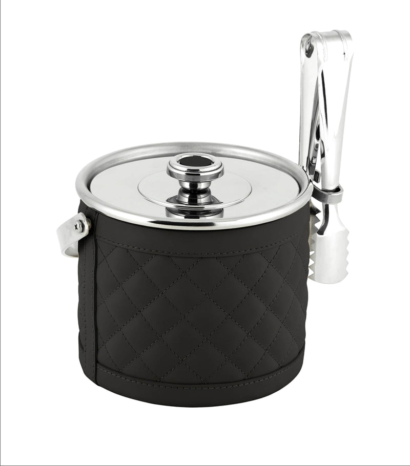 Waterproof Leather Ice Bucket Approximately 14cm x 15cm x 15cm