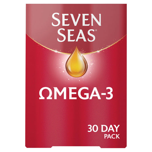 Seven Seas Omega-3 Fish Oil with Vitamin D Capsules x30 bone & joint care Sainsburys   