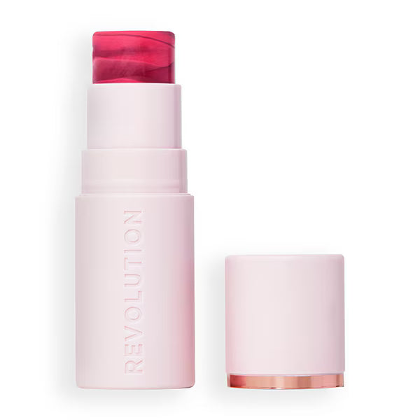 Revolution Skin Silk Blush Stick Berry Flush, imported from the UK