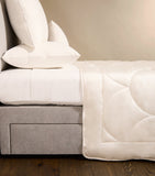 Harrods of London medium-firm silk and wool pillow 50cm x 75cm, UK version