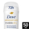 Dove Advanced Care Invisible Antiperspirant Stick 50ml - British product