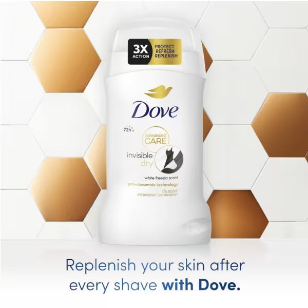 Dove Advanced Care Invisible Antiperspirant Stick 50ml - British product