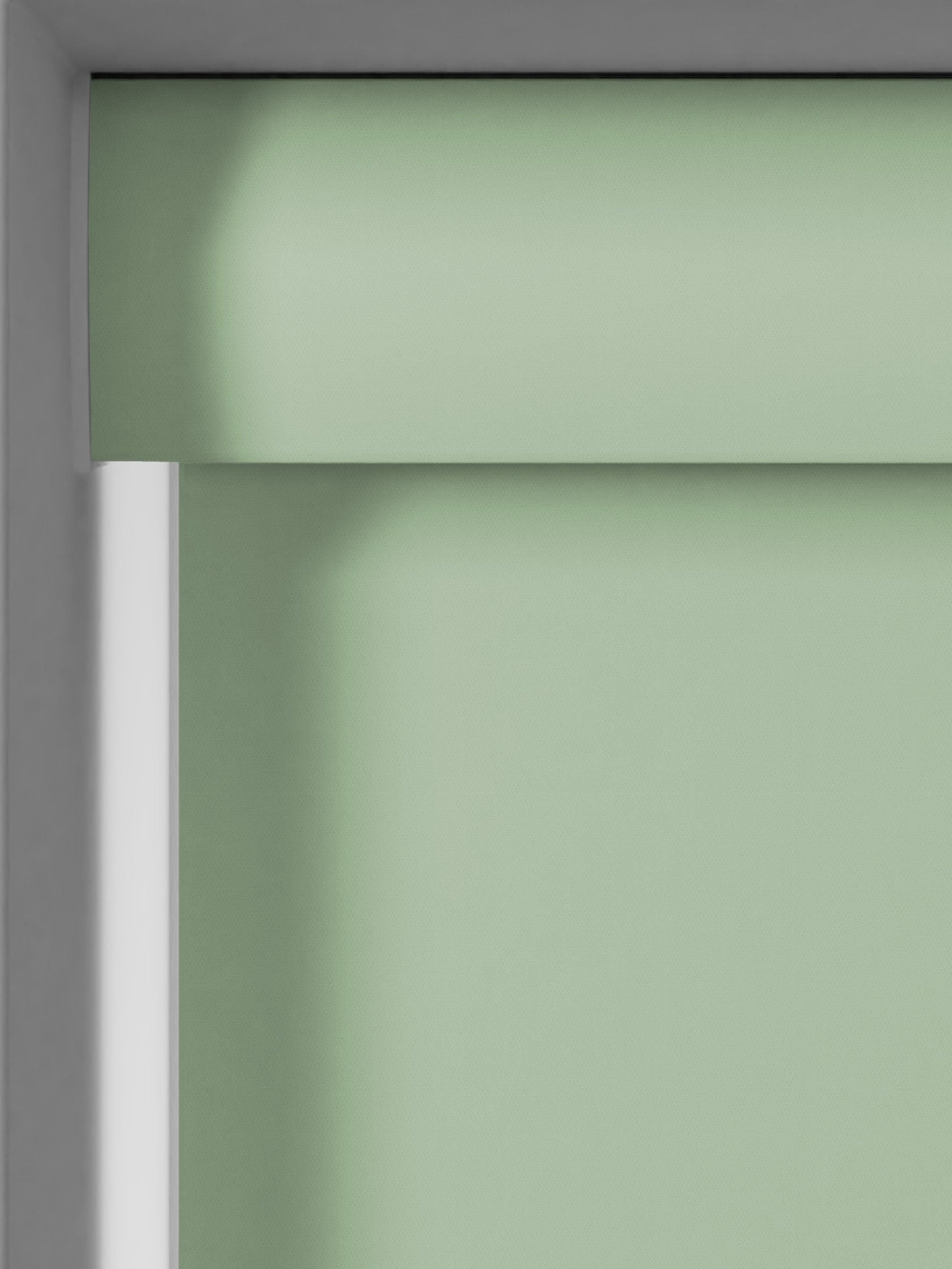 Next blackout roller blind eucalyptus green (British brand)