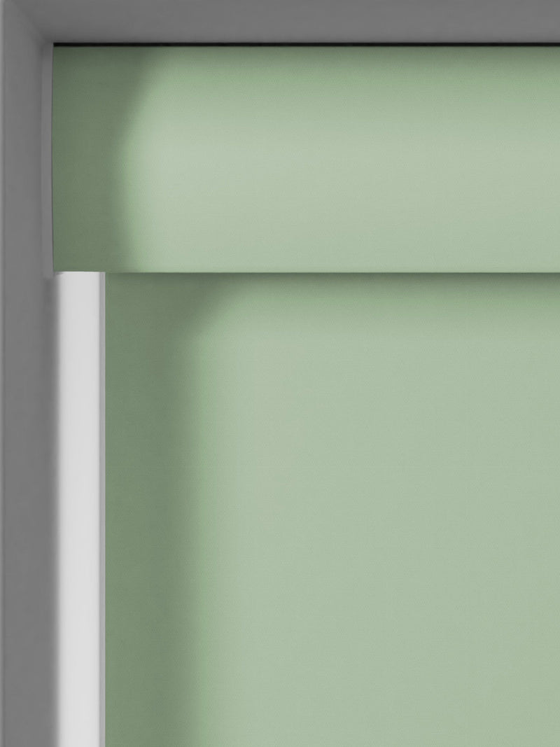 Next blackout roller blind eucalyptus green (British brand)