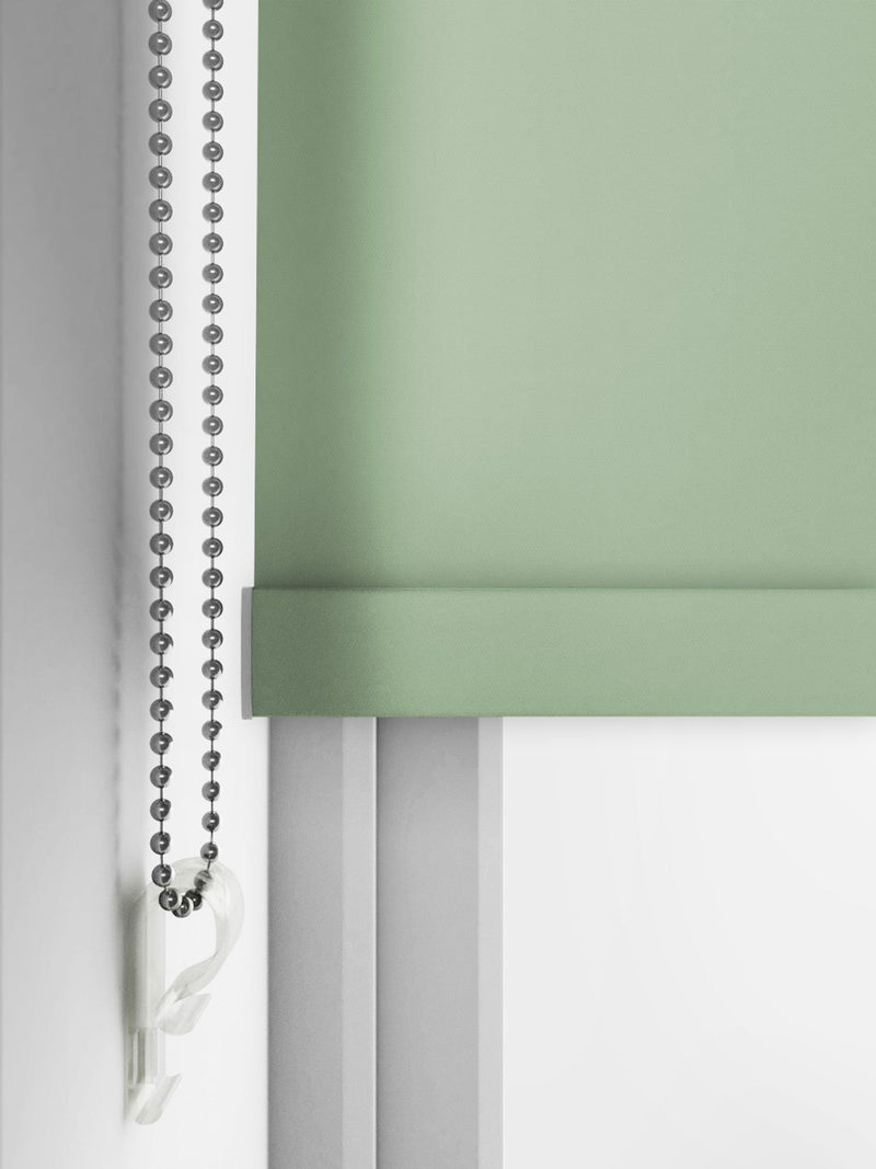 Next blackout roller blind eucalyptus green (British brand)