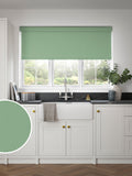 Next blackout roller blind eucalyptus green (British brand)