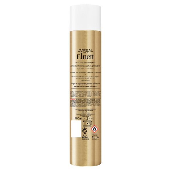 L'Oreal Hairspray Elnett Extra Strong Hold & Shine 400ml GOODS Superdrug   