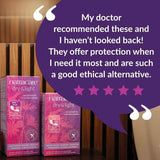 Natracare Dry & Light Plus incontinence pads, UK version