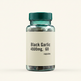 Holland & Barrett black garlic extract supplement 4800mg 60 capsules, UK version