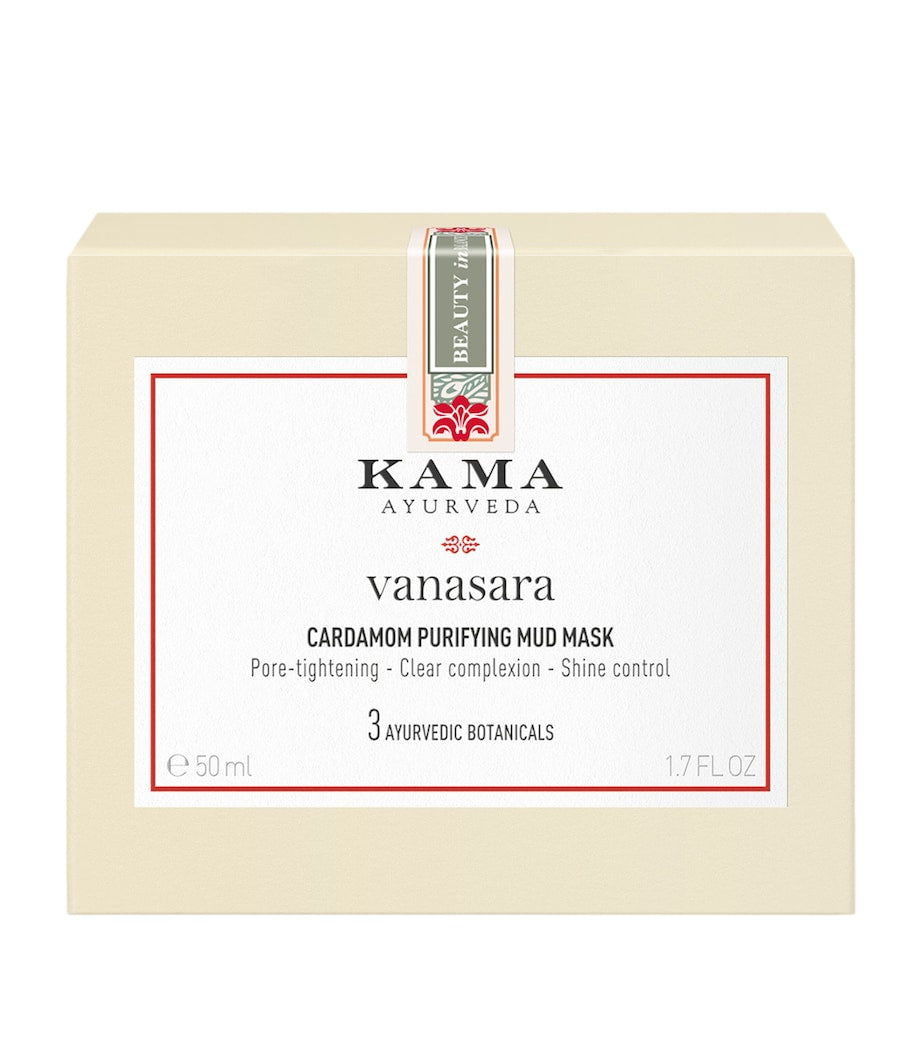 KAMA AYURVEDA Vanasara Cardamom Purifying Mud Mask 50ml, UK version