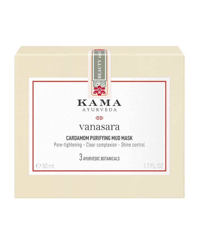 KAMA AYURVEDA Vanasara Cardamom Purifying Mud Mask 50ml, UK version