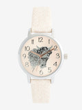 Hamish Highland Cow watch with 3cm diameter, imported from the UK