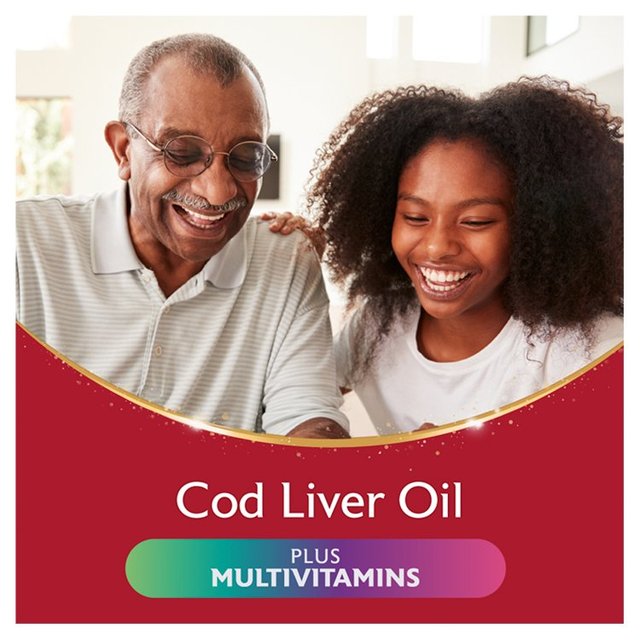 Seven Seas Cod Liver Oil Plus Multivitamins Omega-3 Fish Oil Capsules   90 per pack GOODS M&S   