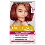 L'Oreal Paris Excellence Permanent Hair Dye Rich Auburn Red 5.6 Auburn Sainsburys   