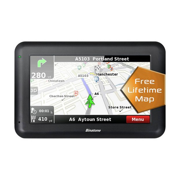 Binatone U435 sat nav 4.3 inch (British brand)