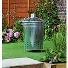 Galvanised Incinerator 90L, UK version