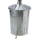 Galvanised Incinerator 90L, UK version