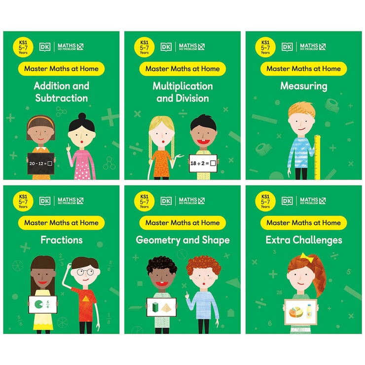 Maths No Problem educational workbooks set 6 books (British brand)