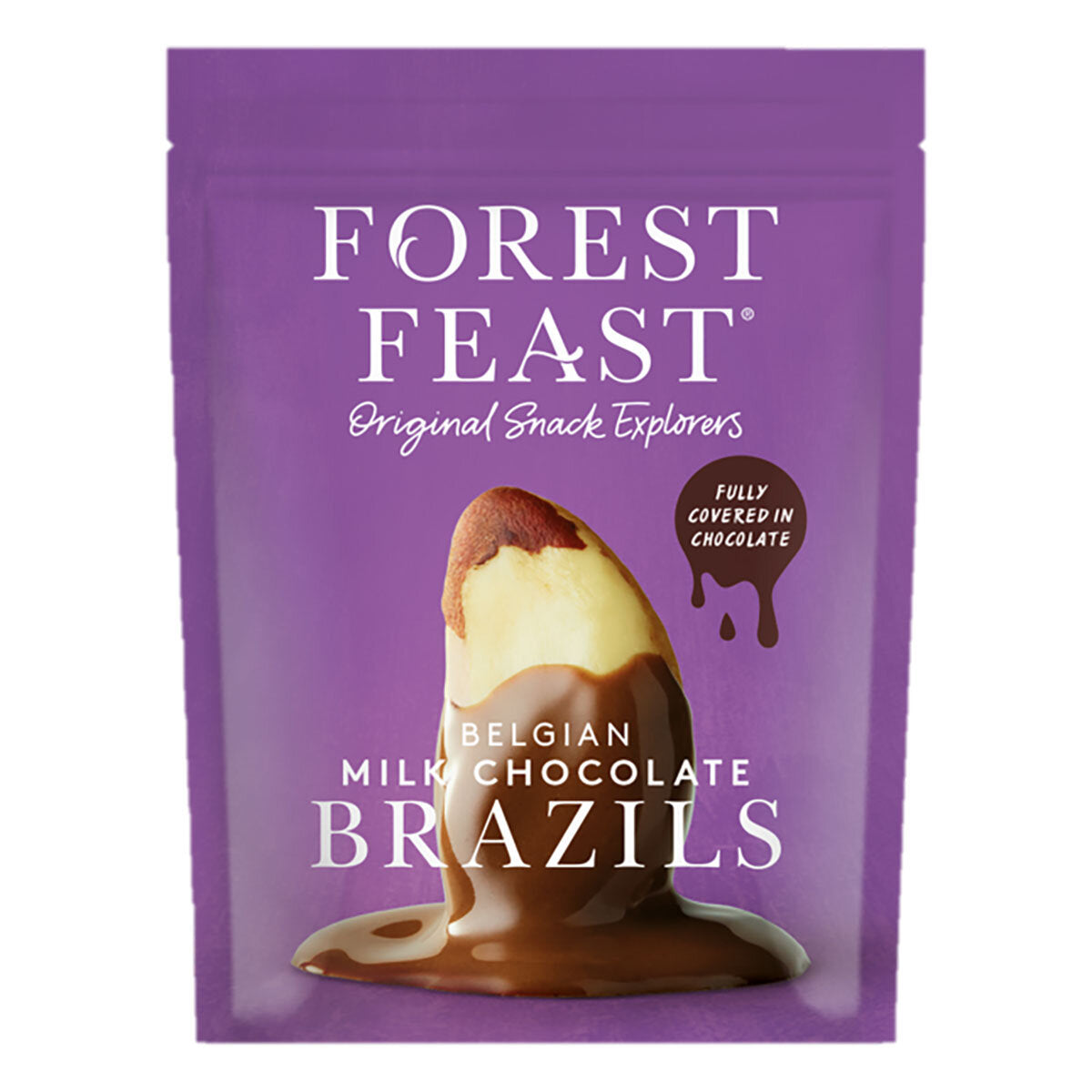 Forest Feast Belgian milk chocolate Brazil nuts 1kg - British product