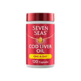 Seven Seas Cod Liver Oil One A Day Omega-3 Fish Oil & Vitamin D Caps   120 per pack GOODS M&S   