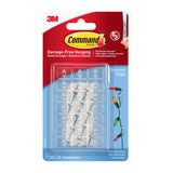 Command Clear Decorating Clips with Clear Strips  20 Clips + 24 Strips DIY ASDA   