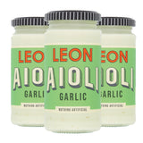 LEON Aioli Garlic, 3 x 240ml GOODS Costco UK