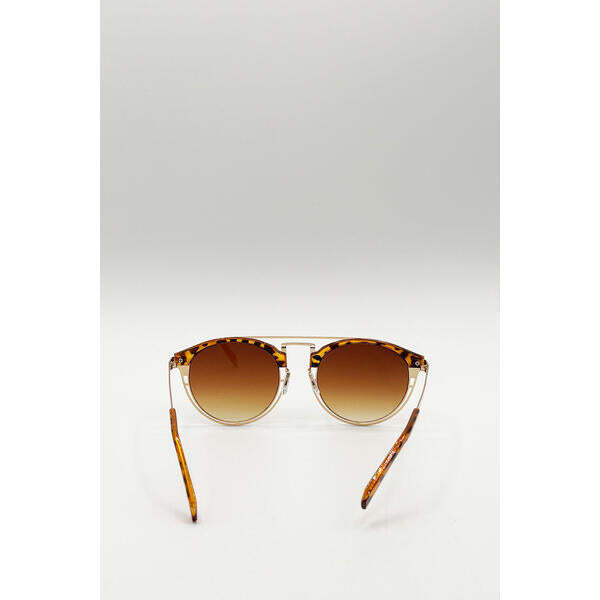 SVNX brown tortoise sunglasses with brown lenses (British brand)
