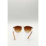 SVNX brown tortoise sunglasses with brown lenses (British brand)