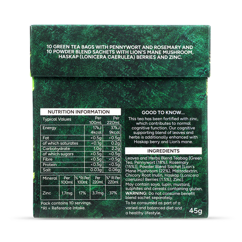 Holland & Barrett Brain Health Tea 10 Tea Bags, UK version