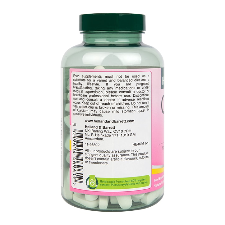 Holland & Barrett Calcium + Magnesium & Vitamin D 180 Tablets GOODS Holland&Barrett   