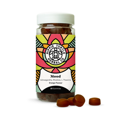 Holland & Barrett Hippie Turtle Herbal Co Mood Gummies (60 gummies)- Buy online at McGrocer