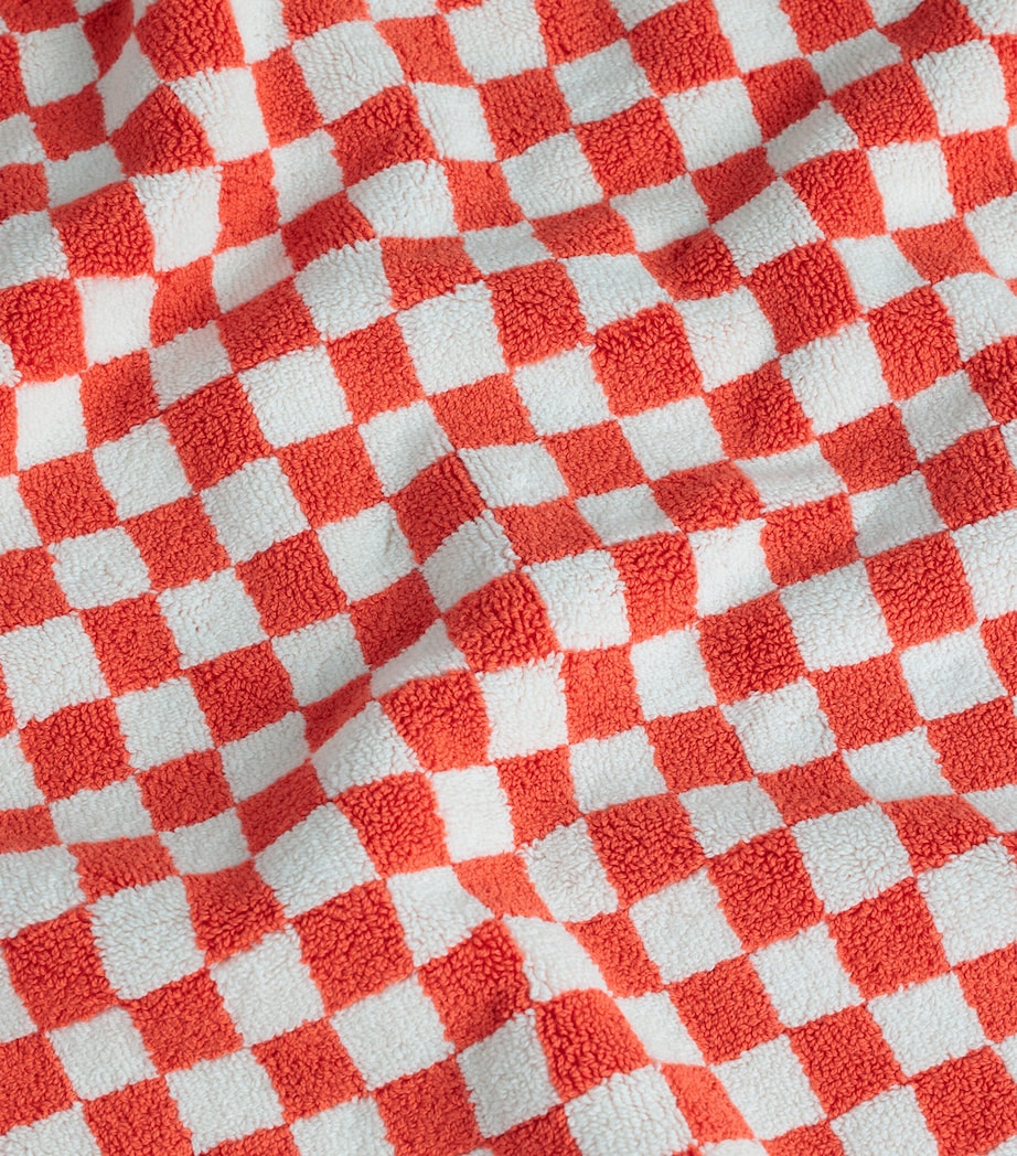 BAINA Check Beppu organic cotton bath mat 50x80cm (British brand)