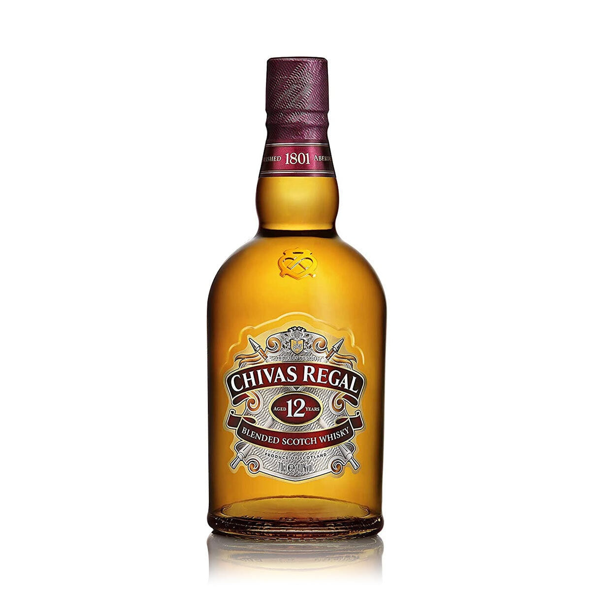 Chivas Regal 12 Year Old blended Scotch whisky 70cl - British product