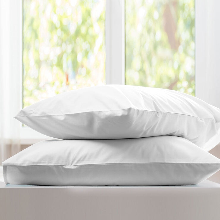 Purity Home 400 thread count cotton pillowcase pair, UK version