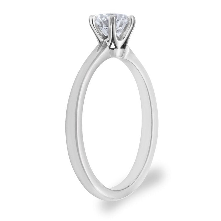 Costco diamond solitaire ring round brilliant cut 0.70ct platinum (British brand)