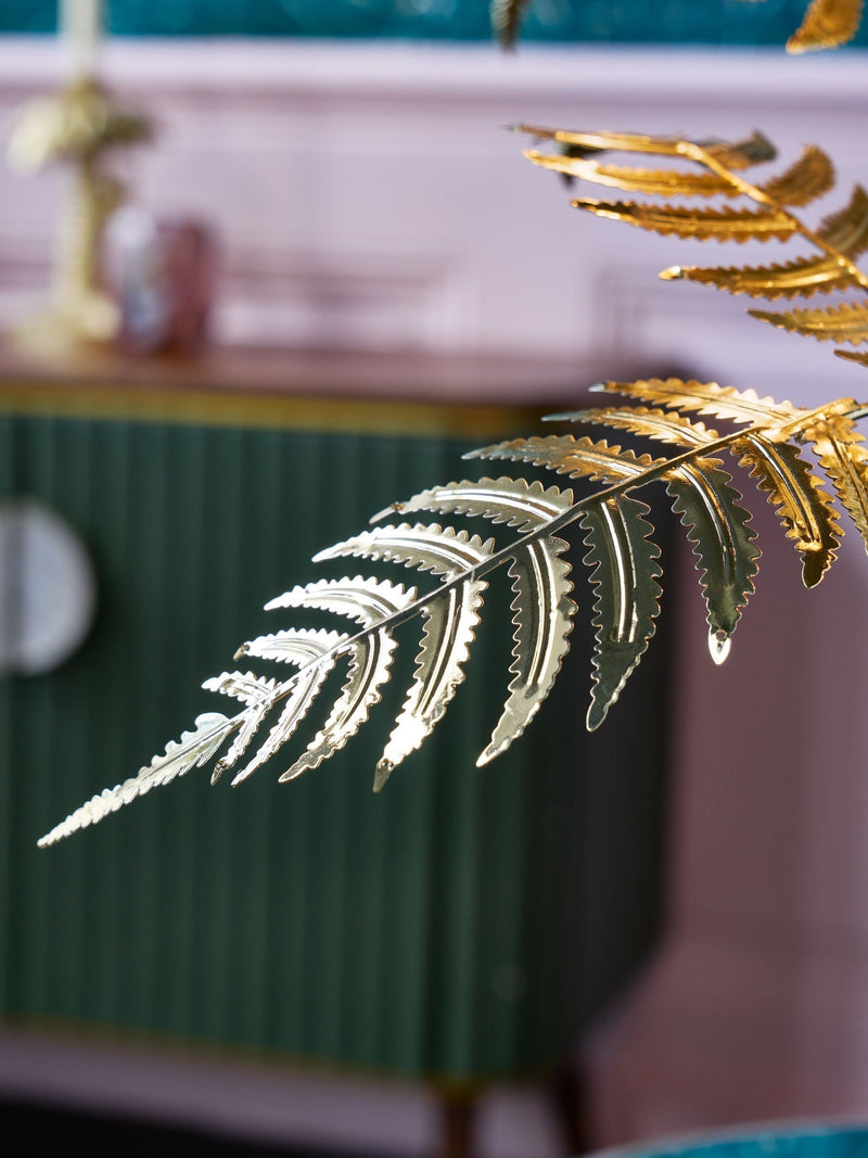 Clarke and Clarke Congo Leaf table lamp, imported from the UK